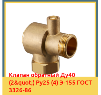 Клапан обратный Ду40 (2") Ру25 (4) Э-155 ГОСТ 3326-86 в Баткене