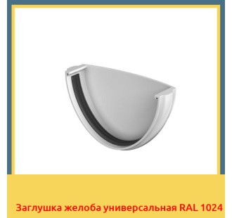 Заглушка желоба универсальная RAL 1024 в Баткене
